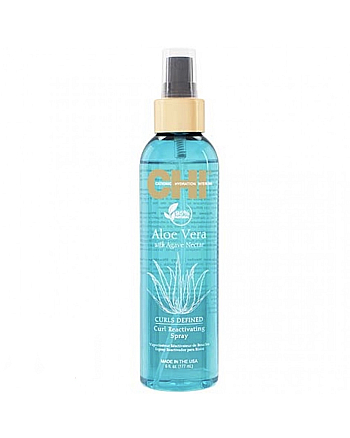 CHI Aloe Vera with Agava Nectar Curl Reactivating Spray - Спрей увлажняющий для локонов 177 мл - hairs-russia.ru